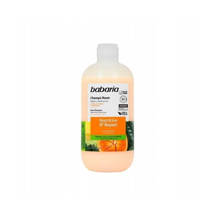 BABARIA Reset Nutritive & Repair szampon do włosów suchych 500ml 