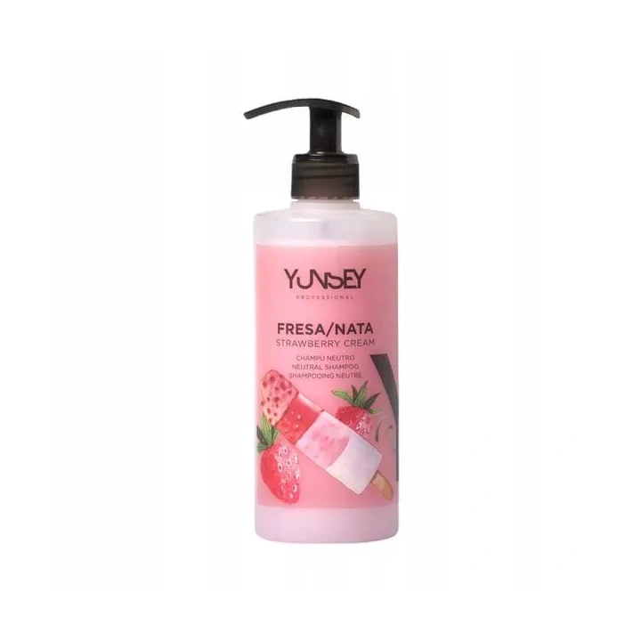 YUNSEI Professional szampon do włosów o zapachu Kremu Truskawkowego 400g 