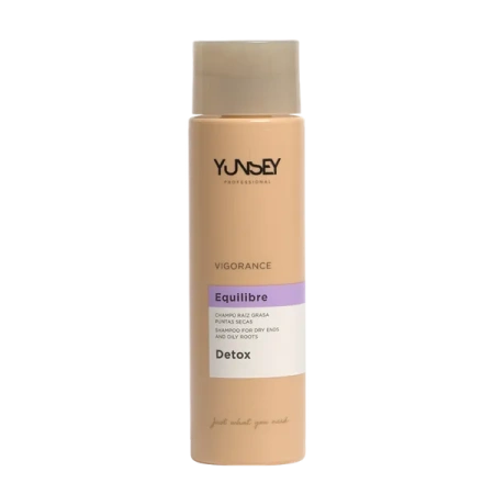 YUNSEI Vigorance Equlibre Detox szampon do włosów tłusta skóra, suche końcówki 300ml 