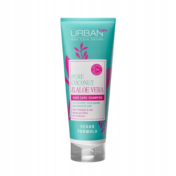 URBAN CARE Pure Coconut & Aloe Vera szampon do włosów farbowanych 250ml 