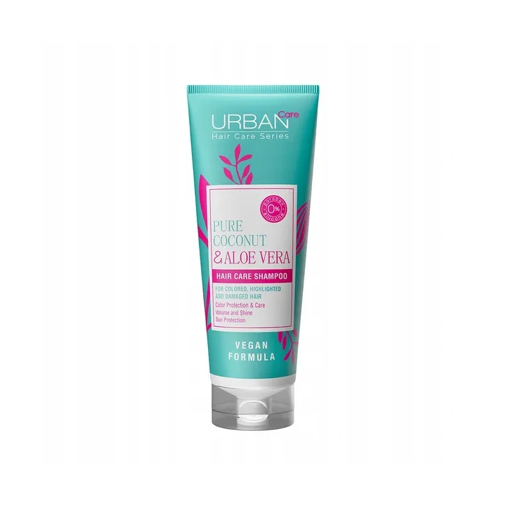 URBAN CARE Pure Coconut & Aloe Vera szampon do włosów farbowanych 250ml 
