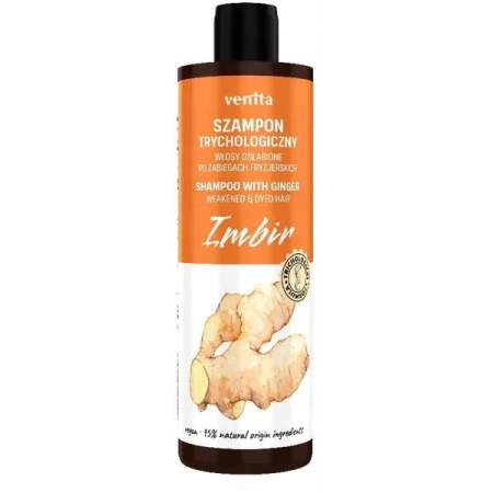 VENITA Trichological trychologiczny szampon do włosów Imbir 300ml 