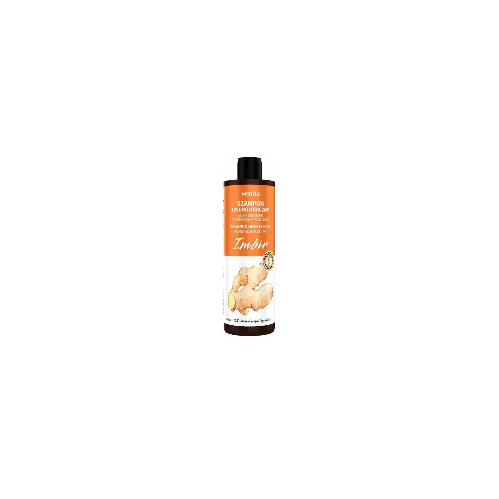 VENITA Trichological trychologiczny szampon do włosów Imbir 300ml 