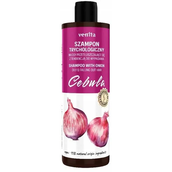VENITA Trichological trychologiczny szampon do włosów Cebula 300ml 