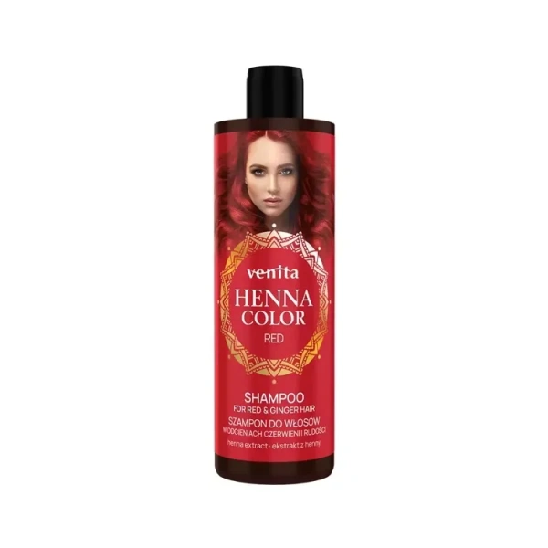 VENITA Henna Color szampon do włosów Red 300ml 