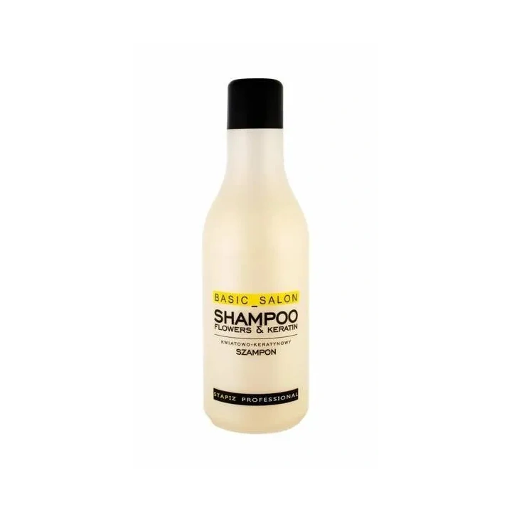 STAPIZ Basic Salon szampon do włosów keratynowy 1000ml 