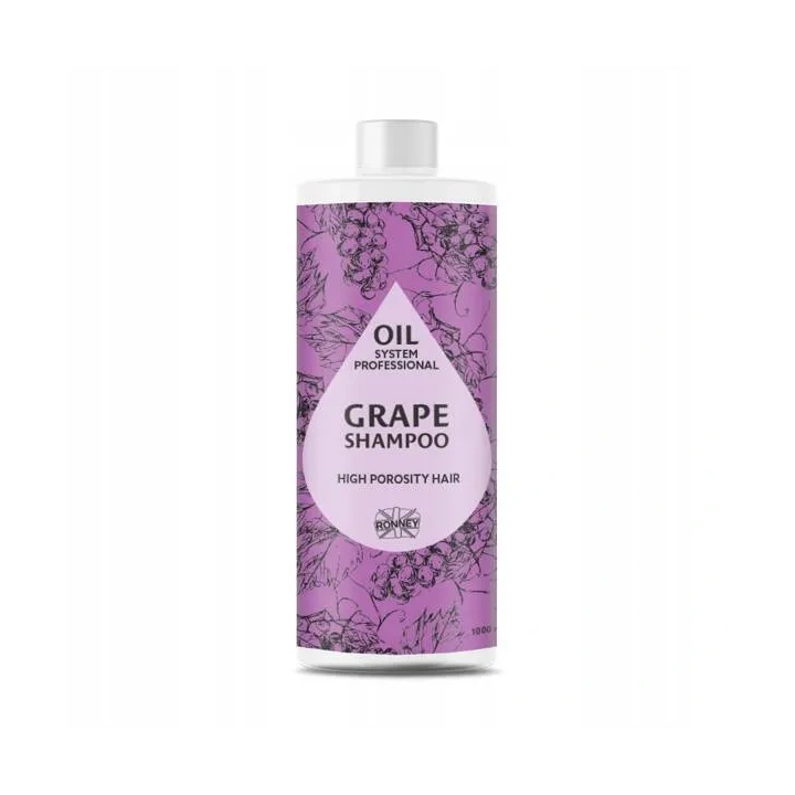 RONNEY Oil System High Porosity szampon Grape 1000ml 