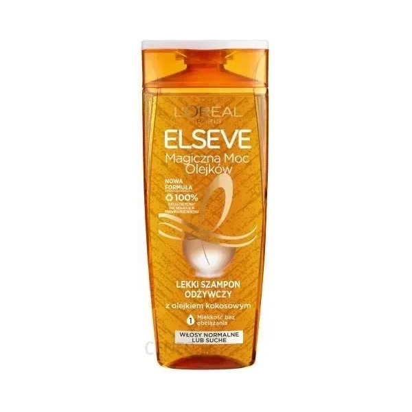 LOREAL Elseve Magiczna Moc Olejków lekki odżywczy szampon do włosów 400ml
