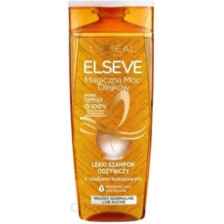 LOREAL Elseve Magiczna Moc Olejków lekki odżywczy szampon do włosów 400ml
