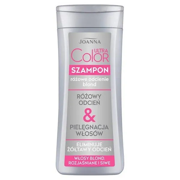 JOANNA Ultra Color szampon do włosów Różowy odcień 200ml