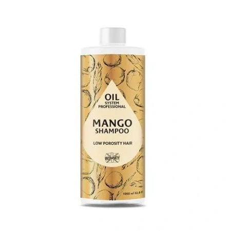 RONNEY Oil System Low Porosity szampon do włosów Mango 1000ml 