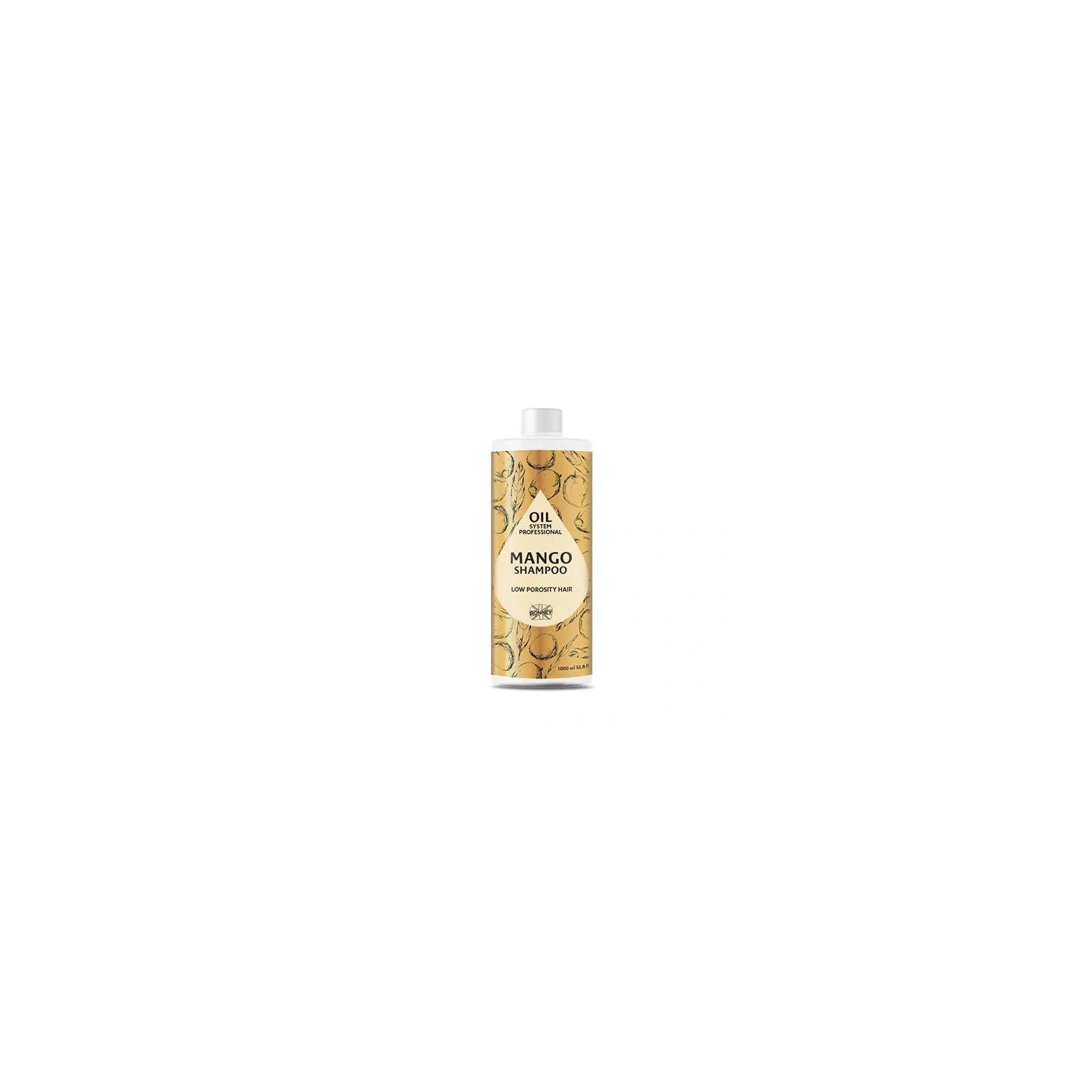 RONNEY Oil System Low Porosity szampon do włosów Mango 1000ml 