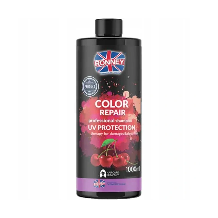 RONNEY Color Repair Cherry UV Protection szampon do włosów farbowanych 1000ml