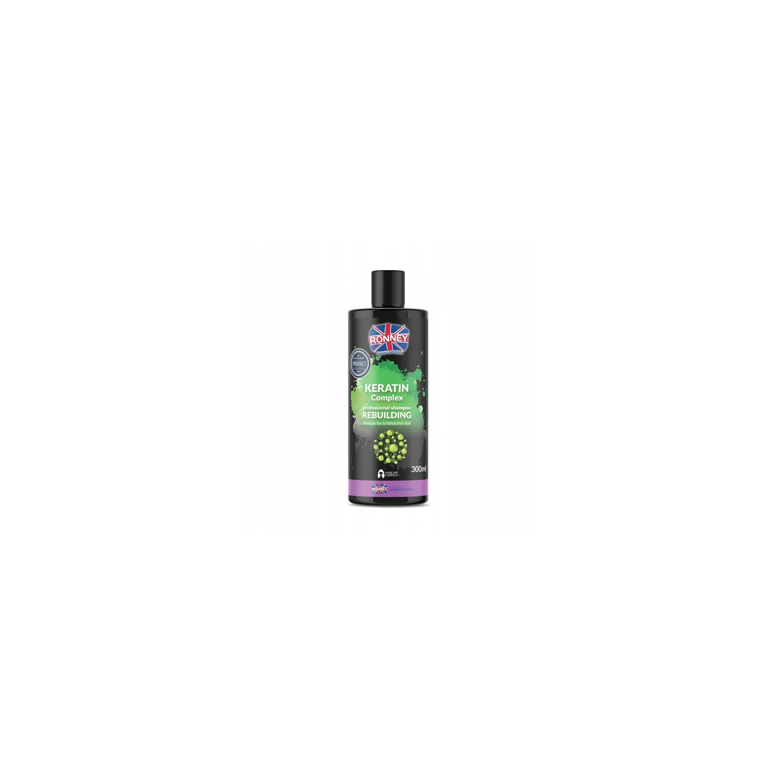 RONNEY Keratin Complex odbudowujący szampon do włosów suchych i łamliwych 300ml