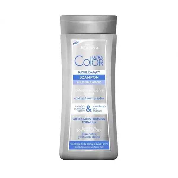 JOANNA Ultra Color szampon do włosów nawilżający Chłodny blond 200ml 