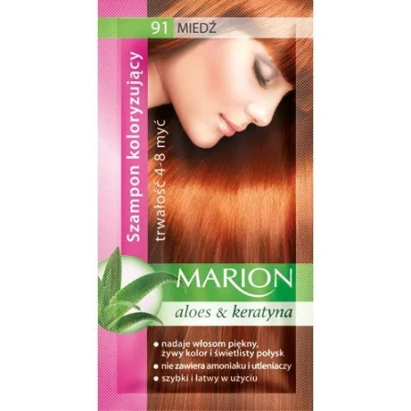 MARION Szampon koloryzujący 91 Miedż 40ml
