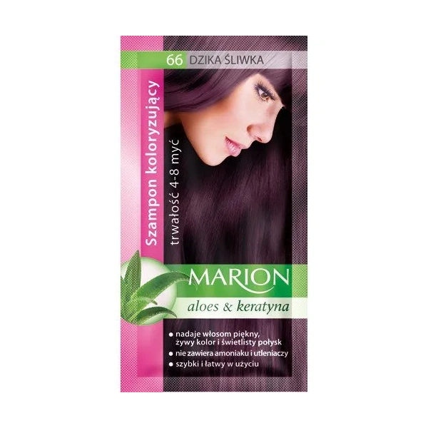 MARION szampon koloryzujący 66 Dzika Śliwka 40ml