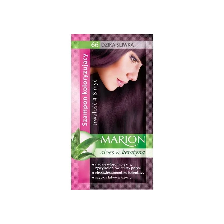 MARION szampon koloryzujący 66 Dzika Śliwka 40ml