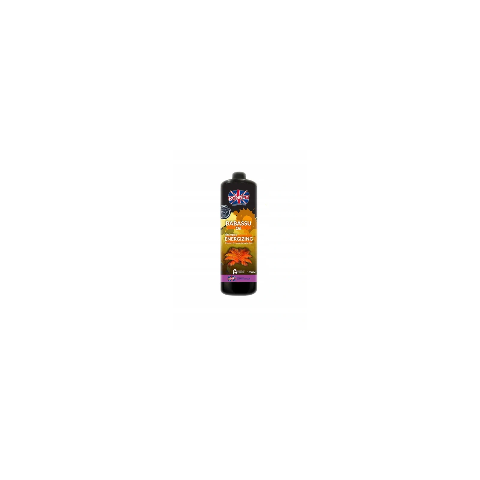 RONNEY Babassu Oil enegretyzujący szampon do włosów farbowanych  1000ml
