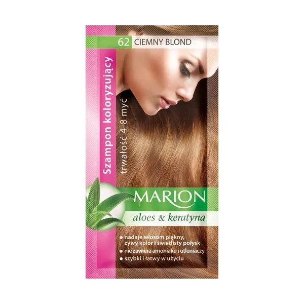 MARION Szampon koloryzujący 62 Ciemny Blond 40ml