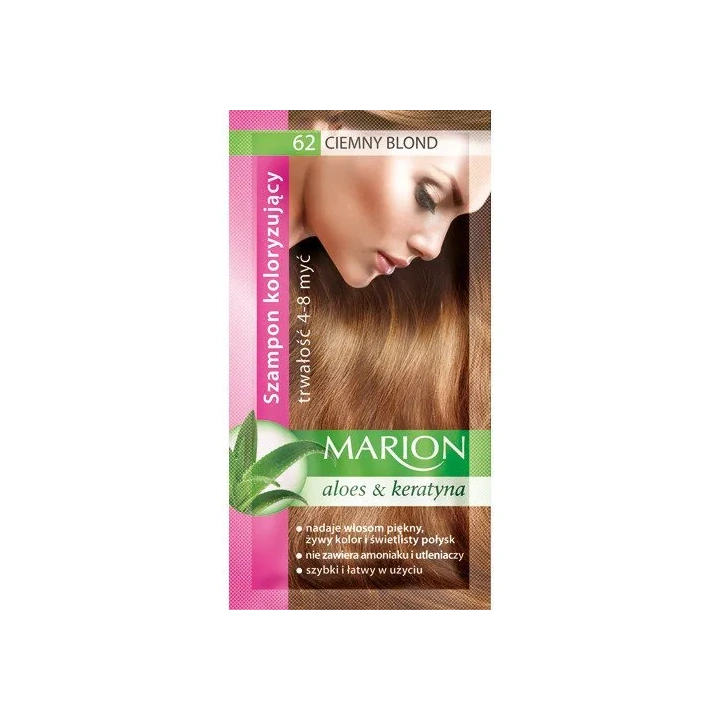 MARION Szampon koloryzujący 62 Ciemny Blond 40ml
