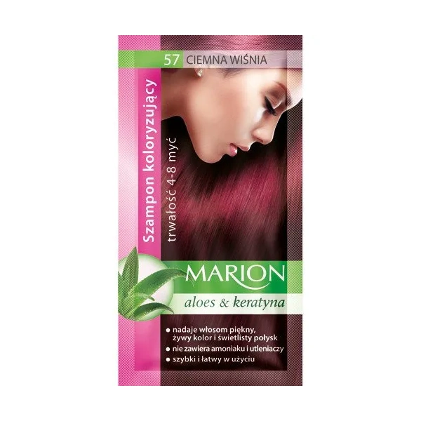 MARION Szampon koloryzujący 57 Ciemna Wiśnia 40ml
