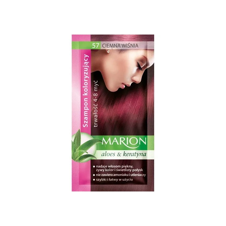 MARION Szampon koloryzujący 57 Ciemna Wiśnia 40ml