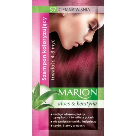 MARION Szampon koloryzujący 57 Ciemna Wiśnia 40ml
