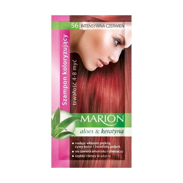 MARION Szampon koloryzujący 56 Intensywna Czerwień 40ml