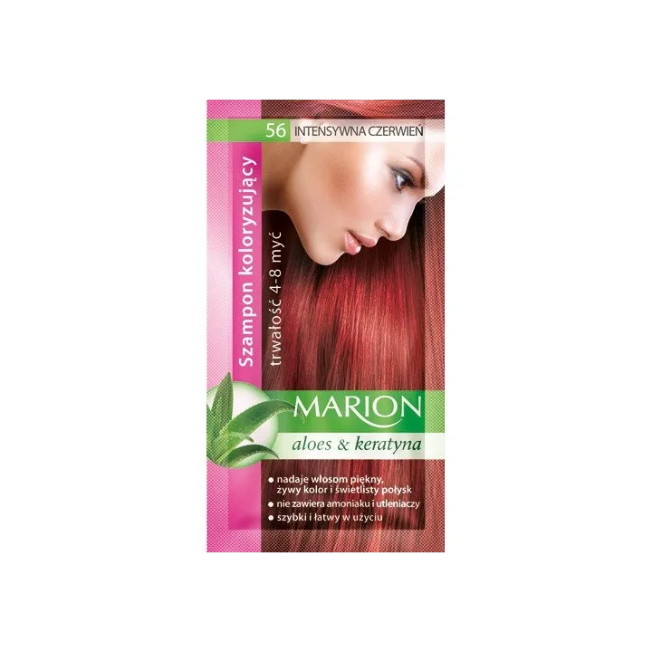 MARION Szampon koloryzujący 56 Intensywna Czerwień 40ml