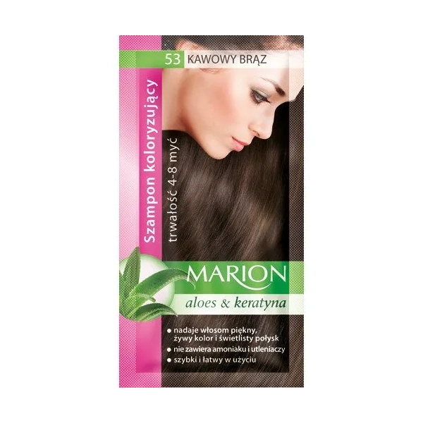 MARION Szampon koloryzujący 53 Kawowy Brąz 40ml