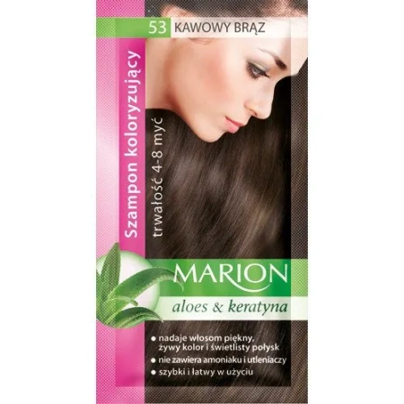 MARION Szampon koloryzujący 53 Kawowy Brąz 40ml
