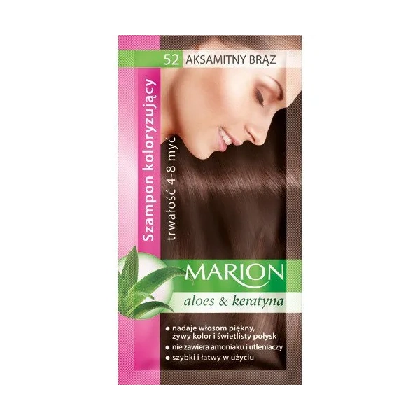 MARION Szampon koloryzujący 52 Aksamitny Brąz 40ml