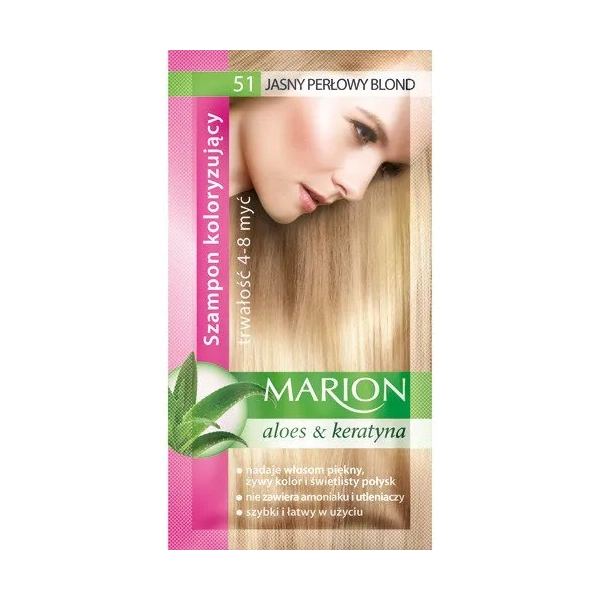 MARION szampon koloryzujący 51 Jasny Perłowy Blond 40ml