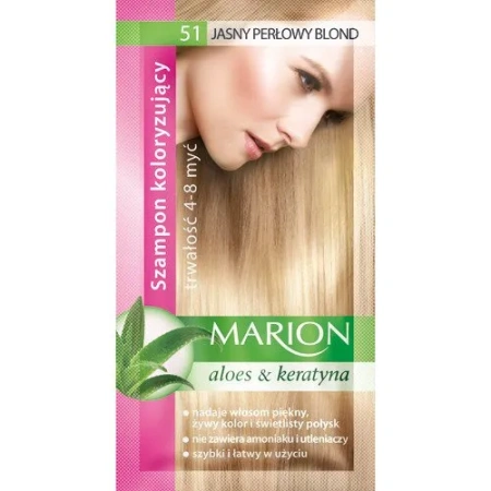 MARION szampon koloryzujący 51 Jasny Perłowy Blond 40ml