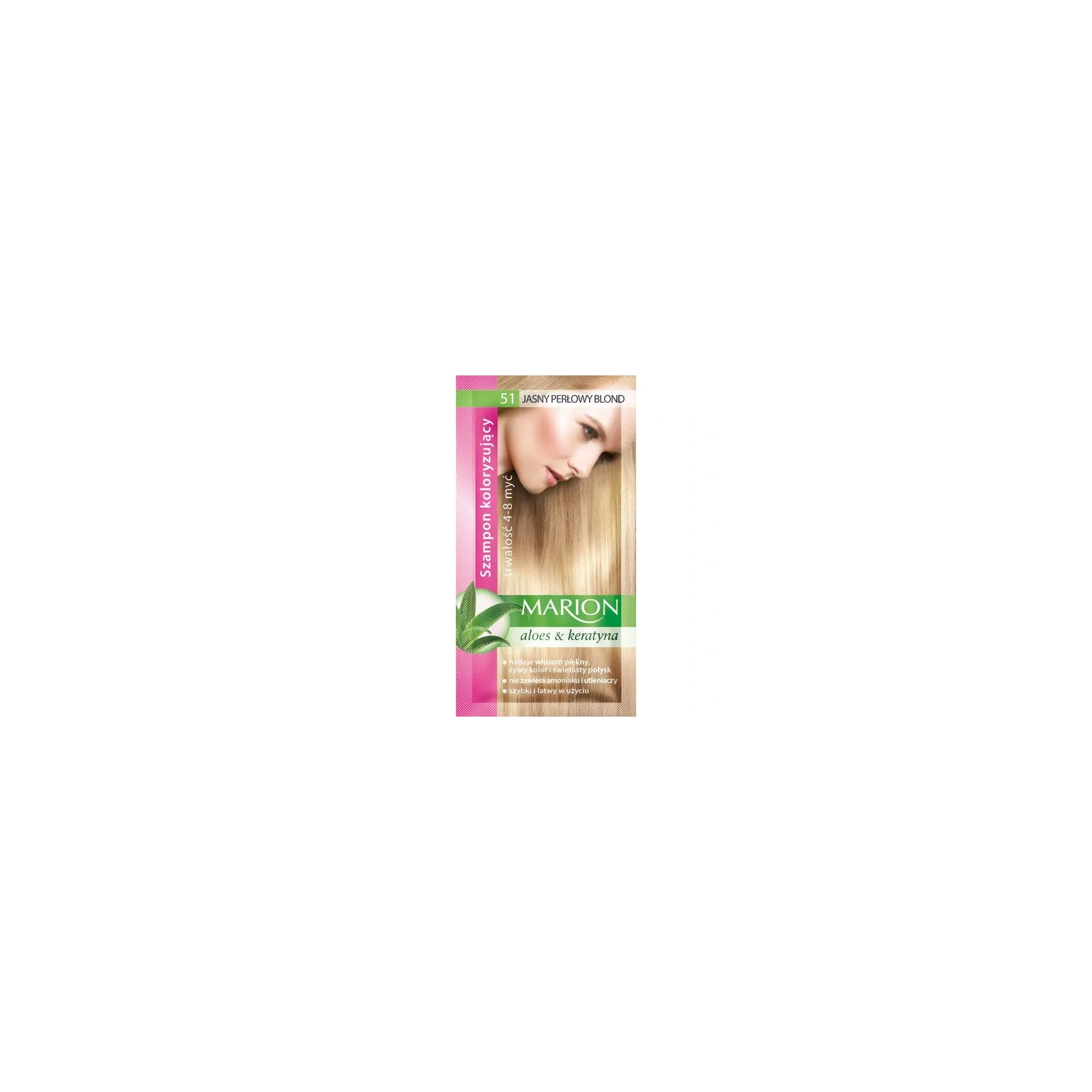 MARION szampon koloryzujący 51 Jasny Perłowy Blond 40ml