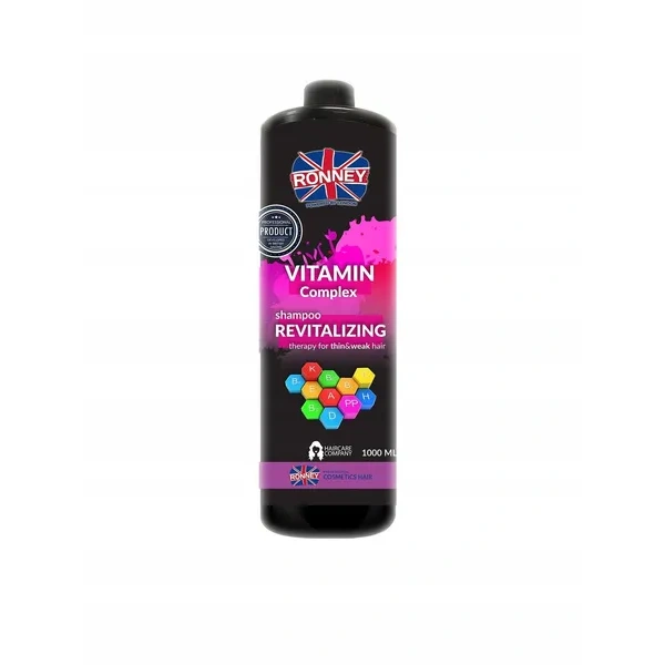 RONNEY Vitamin Complex rewitalizujący szampon do włosów cienkich i osłabionych 1000ml