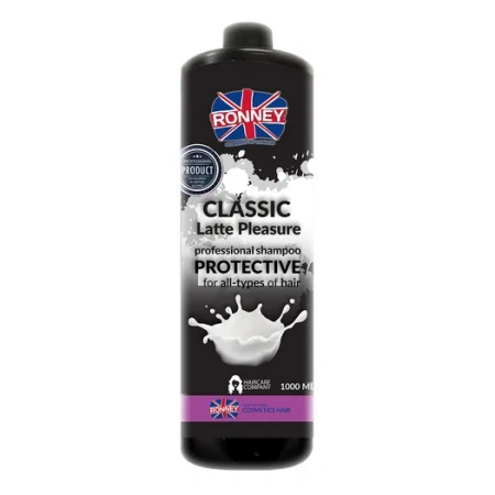 RONNEY Classic Latte Pleasure ochronny szampon do włosów 1000ml
