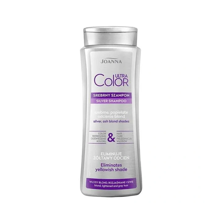 JOANNA Ultra Color szampon do włosów Srebrne odcienie blond 400ml