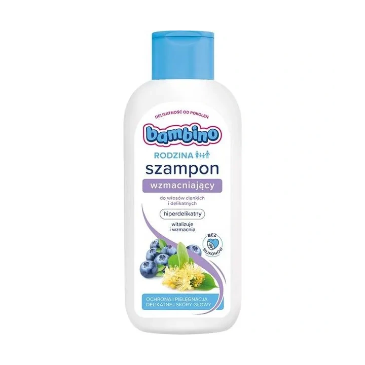 BAMBINO Rodzina szampon do włosów cienkich i delikatnych Wzmacniający 400ml
