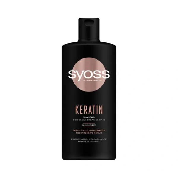 SYOSS Keratin szampon do włosów łamliwych 440ml