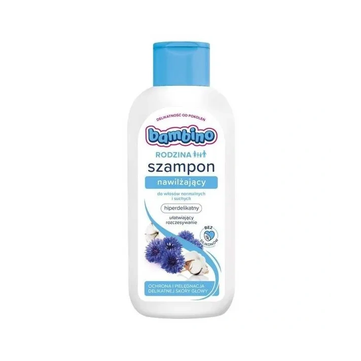 BAMBINO Rodzina szampon do włosów normalnych i suchych Nawilżający 400ml