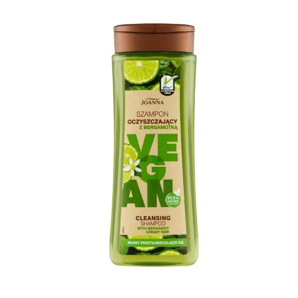JOANNA Vegan szampon pielęgnujący z bergamotką 300ml