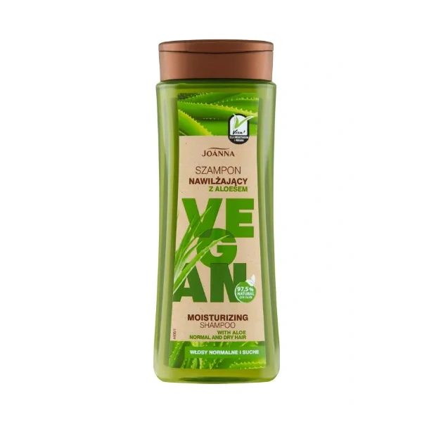 Joanna JOANNA Vegan szampon nawilżający z aloesem 300ml — Składniki i ocena