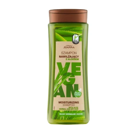 JOANNA Vegan szampon nawilżający z aloesem 300ml