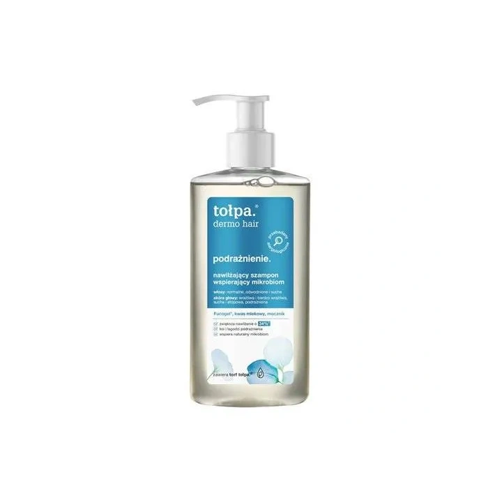 TOŁPA Dermo Hair nawilżający szampon do włosów wspierający mikrobiom 250ml