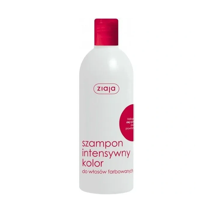 ZIAJA Szampon intensywny kolor Olejek Rycynowy 400ml
