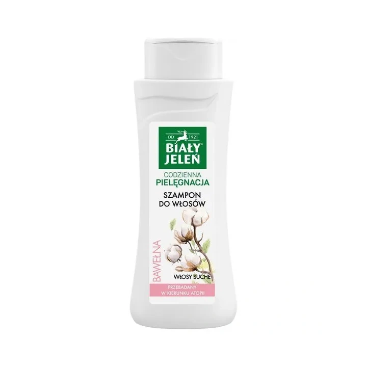 BIAŁY JELEŃ Szampon do włosów Czysta Bawełna 300ml