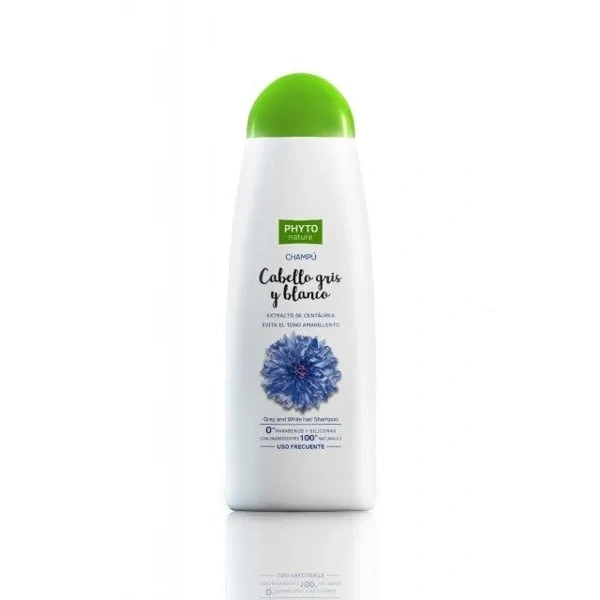 PHYTO NATURE Szampon do włosów jasny i siwych z wyciągiem z Bławatka 400ml