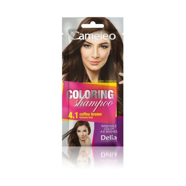 DELIA Cameleo Coloring szamponetka koloryzująca 4.1 Coffee Brown 40ml